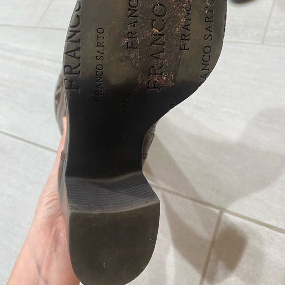 Franco Sarto Brown Leather Boots - Picture 4 of 6